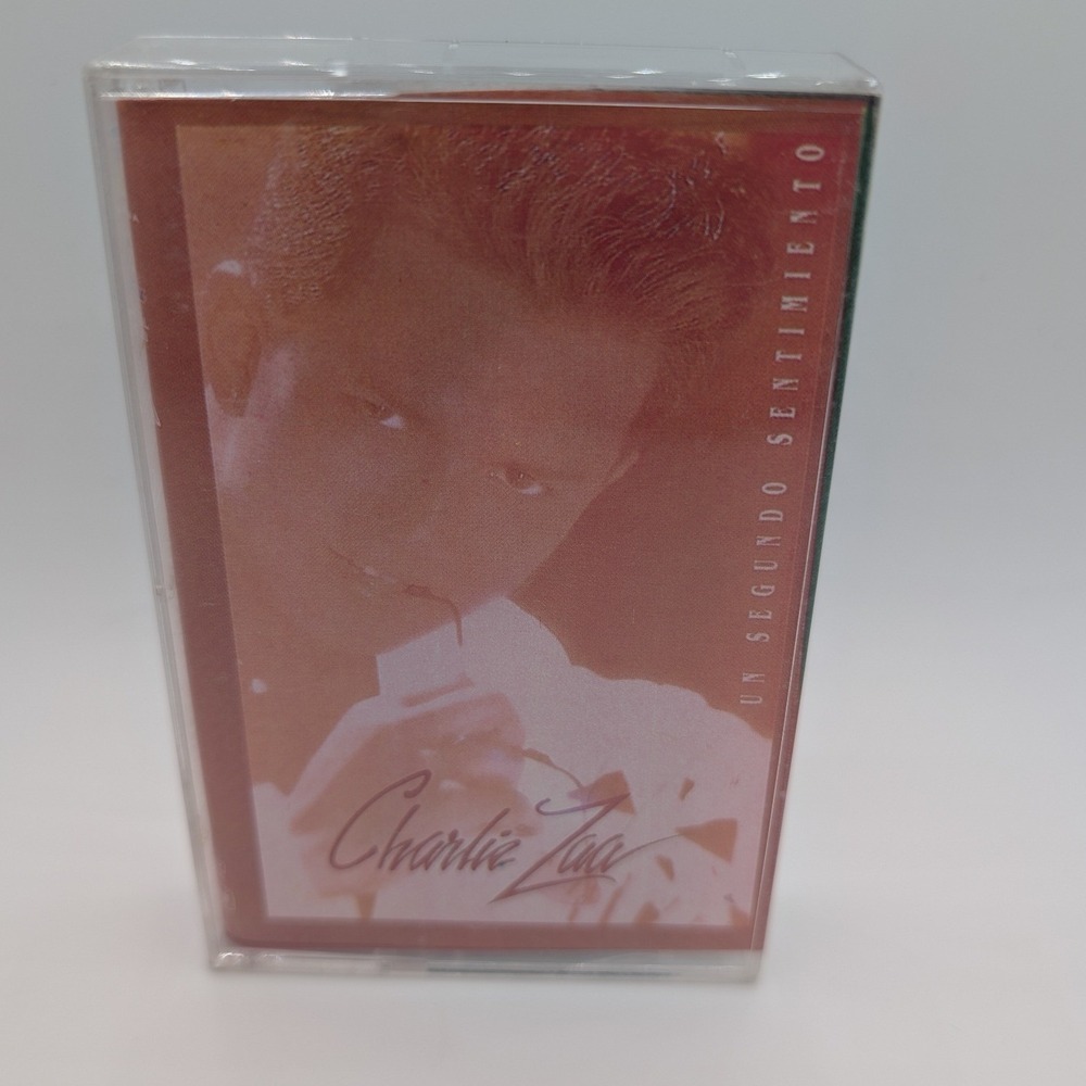 Charlie Zaa Un Segundo Sentimiento Cassette Tape Latin Pop Bolero 1998 Vintage